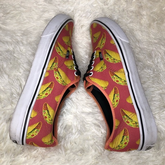 🌮Vans Taco Print Sneakers Men’s 10.5 Women’s 12 🌮 - Picture 13 of 16